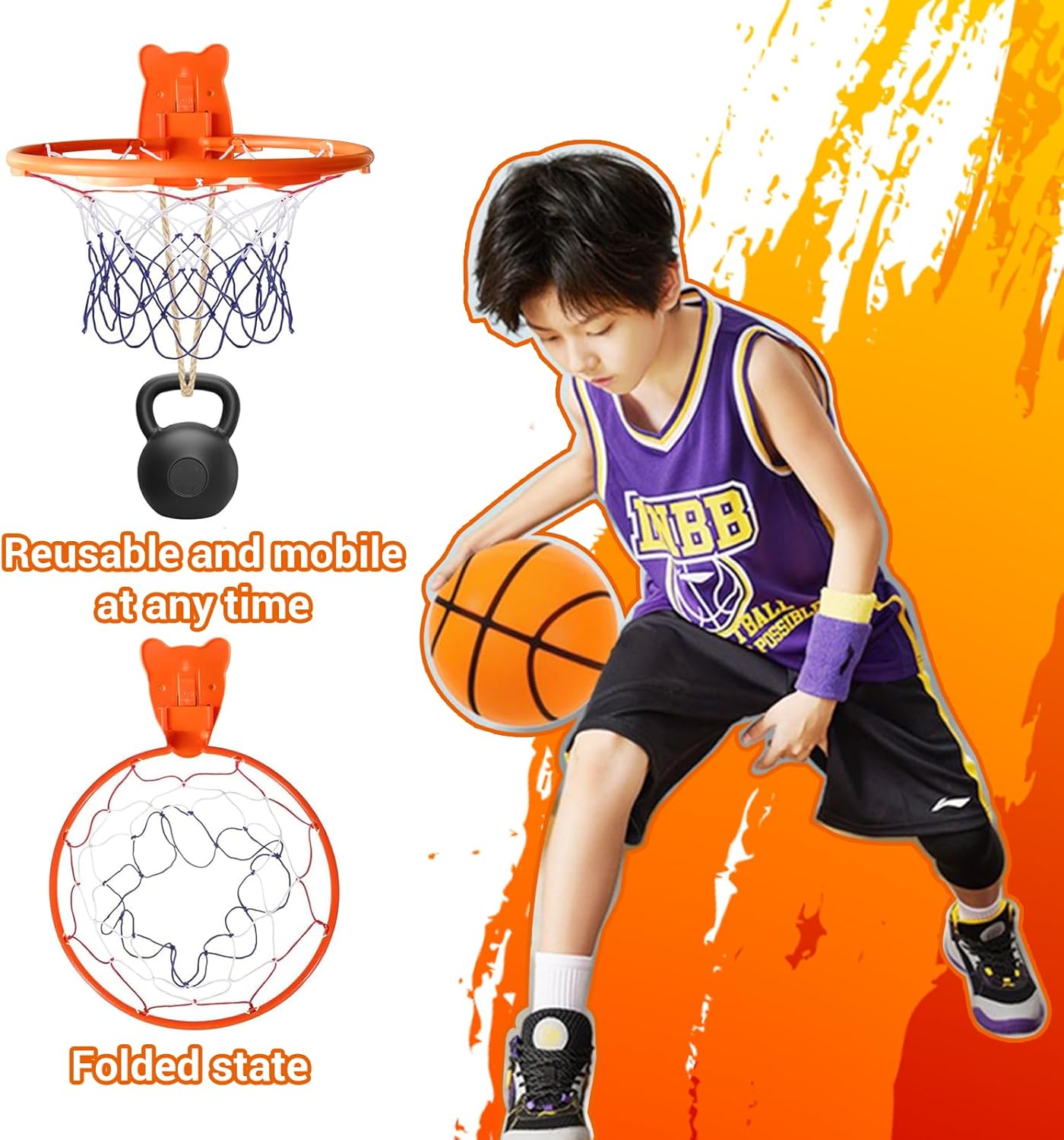 SilentPlay™ Mute Basketballs – Squeezable Foam